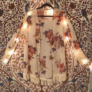 Floral kimono